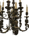 Antique 19th Century Neoclassical Brass Chandelier | Work of Man