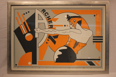 Bruno Bressolin, Olympique Dame Serenira, Serigraph  1986 | Work of Man