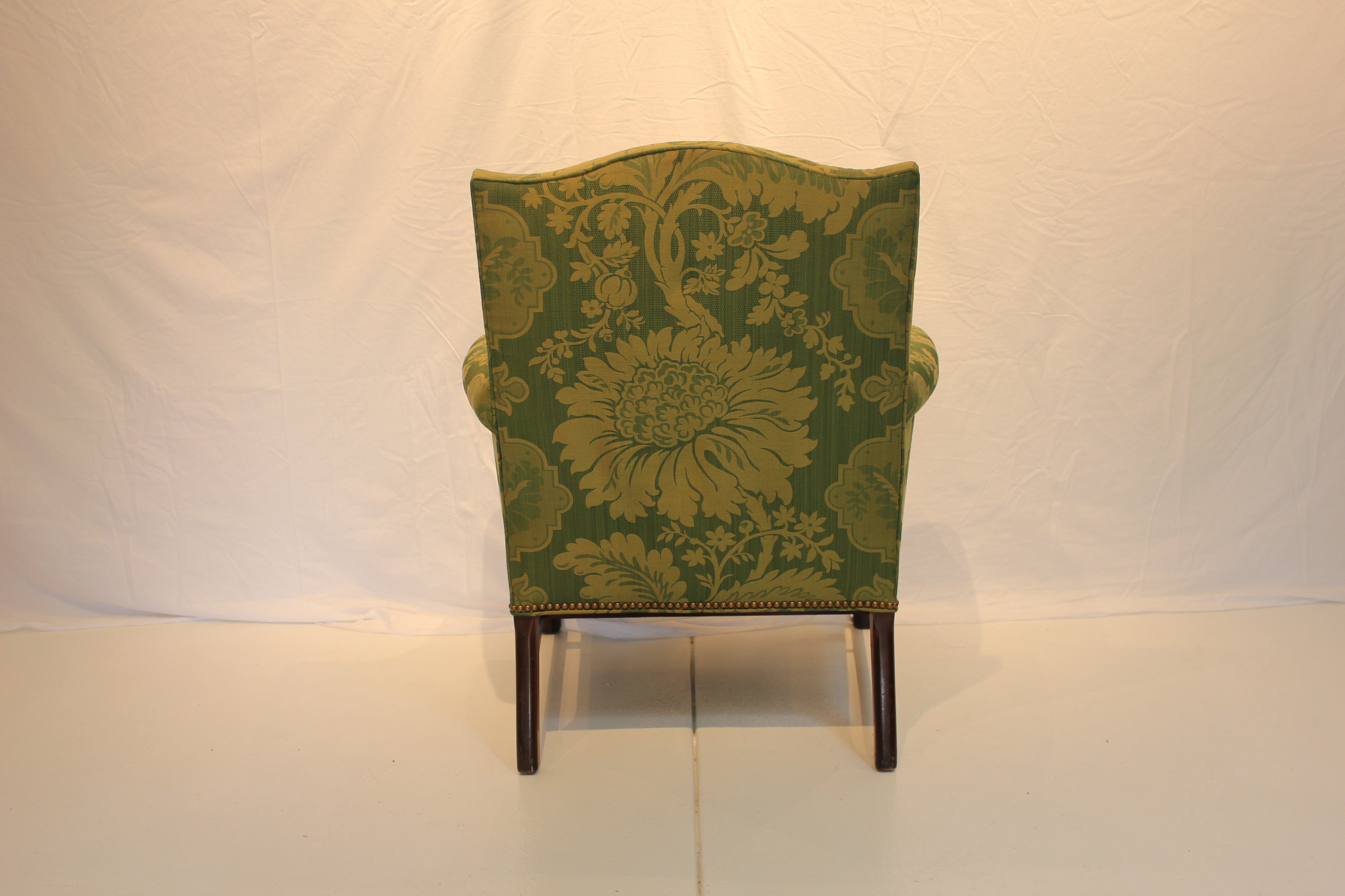 AF2-319: Antique Early 20th Century Upholstered Georgian Arm Chair