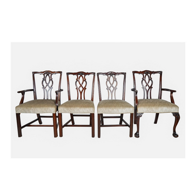 ANTIQUE CHIPPENDALE  MAHOGANY CHAIRS | Work of Man