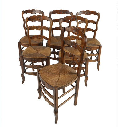 Antique French Provincial Dining Chairs | Work of Man