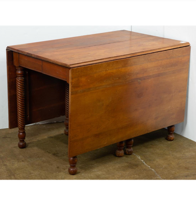 Antique American Federal Drop Leaf Table | Work of Man