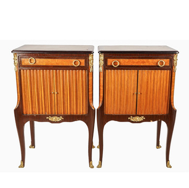 Antique Louis XV / XVI Transitional Style Chests | Work of Man
