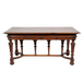 ANTIQUE AMERICAN WALNUT RENAISSANCE REVIVAL LIBRARY TABLE / DESK | Work of Man