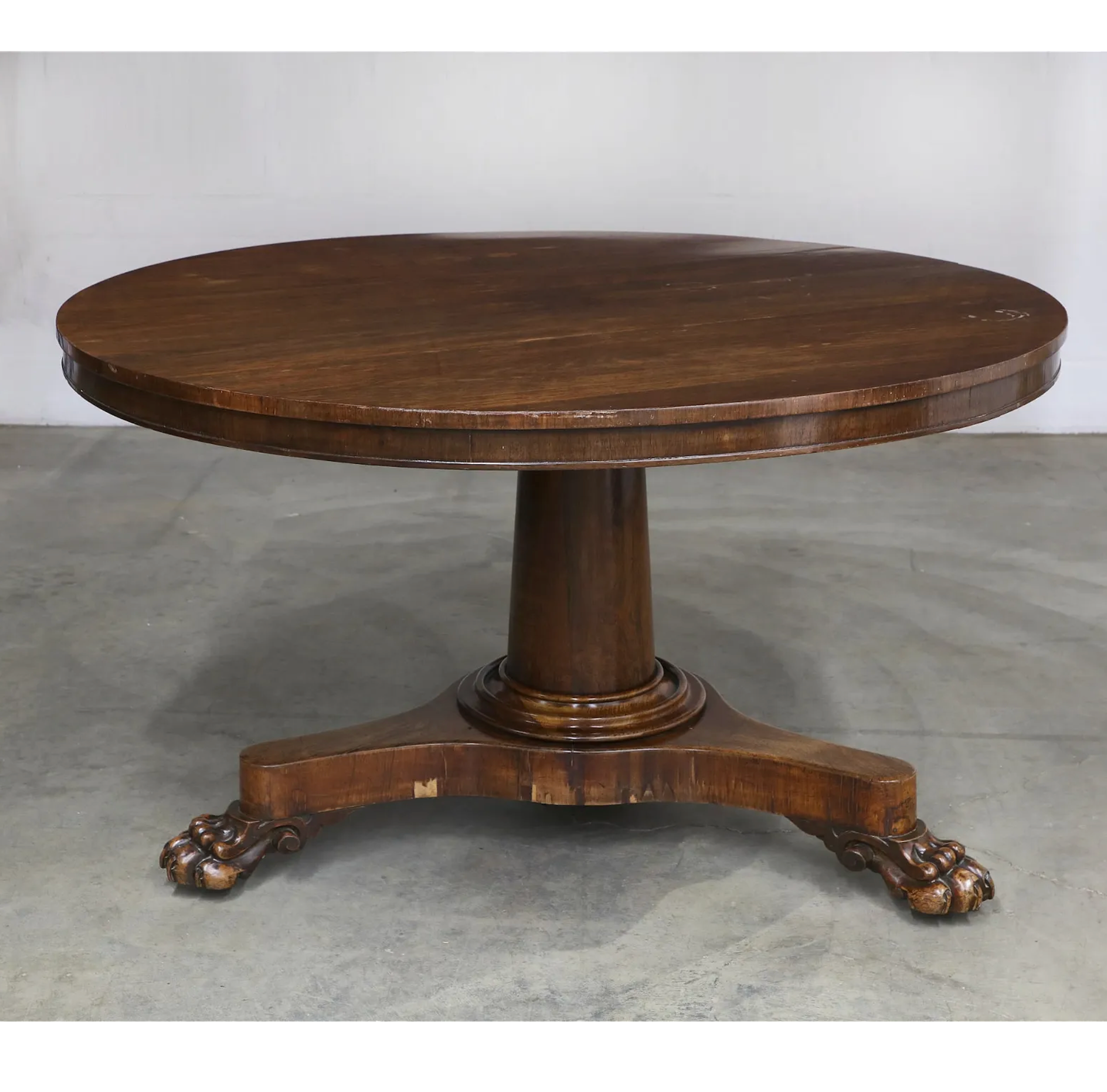 AF1-002  Antique Early 19th Century English William IV Rosewood Breakfast or Center Table