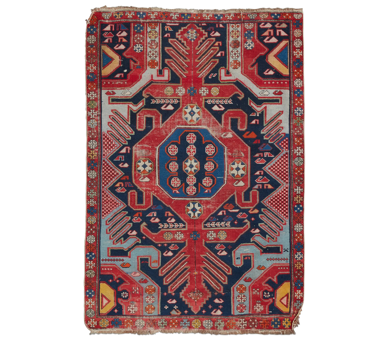 OR8-002: Antique Shriven Rug - East Caucasus - Circa 1900