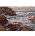 Paul Dougherty, "Foaming Seas" - Early 20th C Oil on Canvas Painting | Work of Man