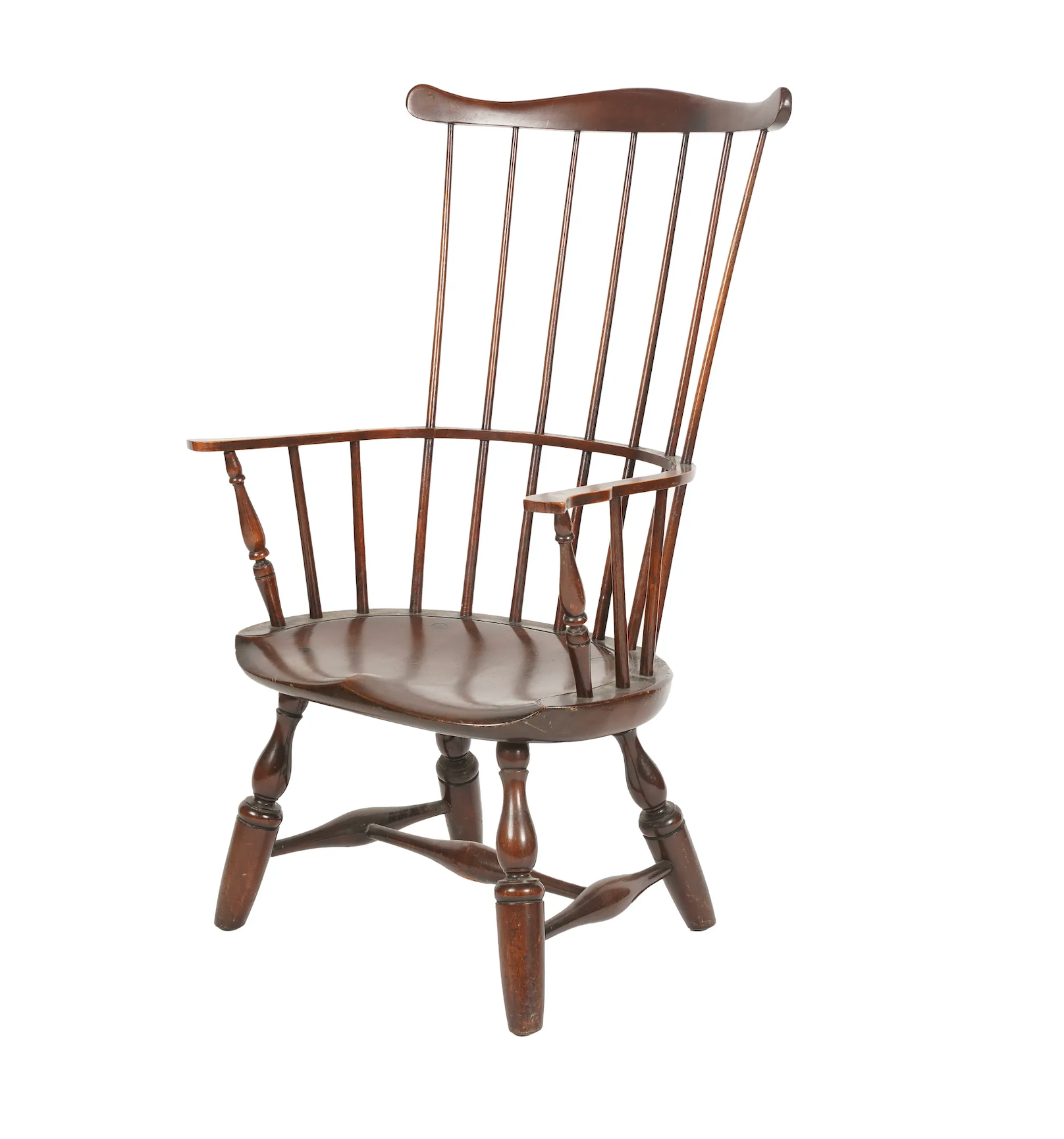 AF2-338: Vintage Late 20th Century Pine Windsor Armchair By Century Furniture Company