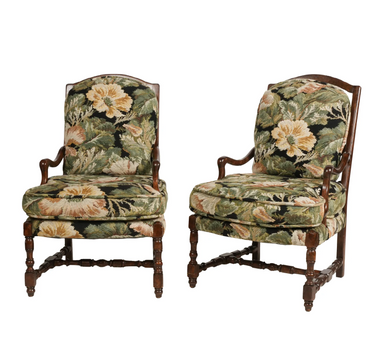 Antique French Provincial Arm Chairs | Work of Man