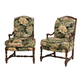 Antique French Provincial Arm Chairs | Work of Man