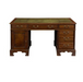 Antique English Victorian Mahogany Partners Desk | Work of Man