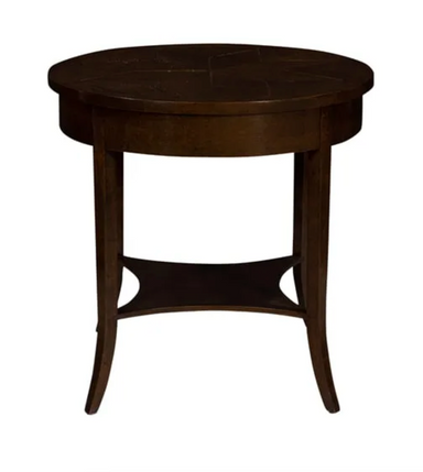 Contemporary Walnut Side Table