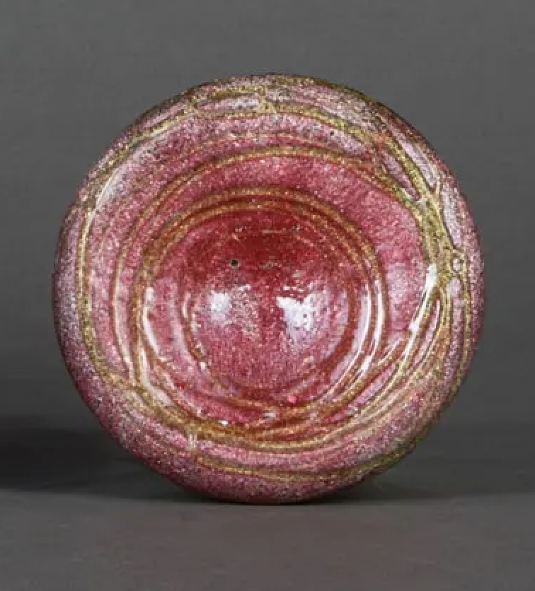DA4-018: Silveria Art Glass Vase Attributed to Khalik, Unmarked