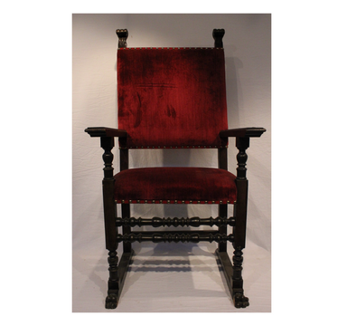 Antique Spanish Colonial Revival Arm Chair