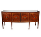  Late 18th C American Federal Hepplewhite Bowfront Mahogany Sideboard | Work of Man