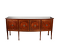  Late 18th C American Federal Hepplewhite Bowfront Mahogany Sideboard | Work of Man