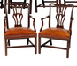 Pair of Early 19th C English Chippendale  Arm Chairs | Work of Man