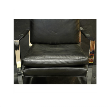 Mid 20th C Mies Van Der Rohe Style Arm Chair | Work of Man