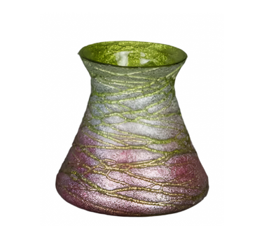 Silveria Art Glass Vase Attributed to Khalik | Work of Man