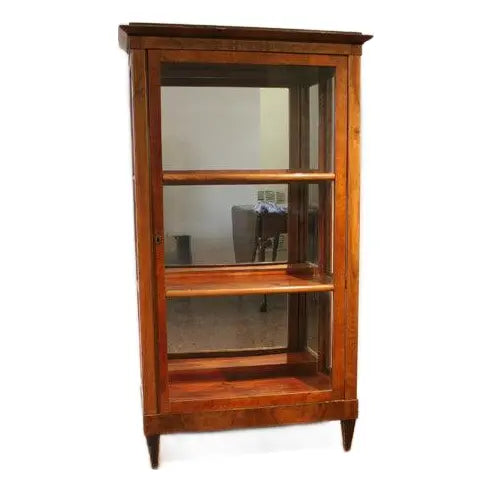 antique-c1820-austrian-biedermeier-walnut-display-cabinet | Work of Man