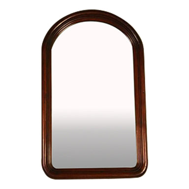 antique-late-19th-century-victorian-arched-top-mahogany-mirror | Work of Man