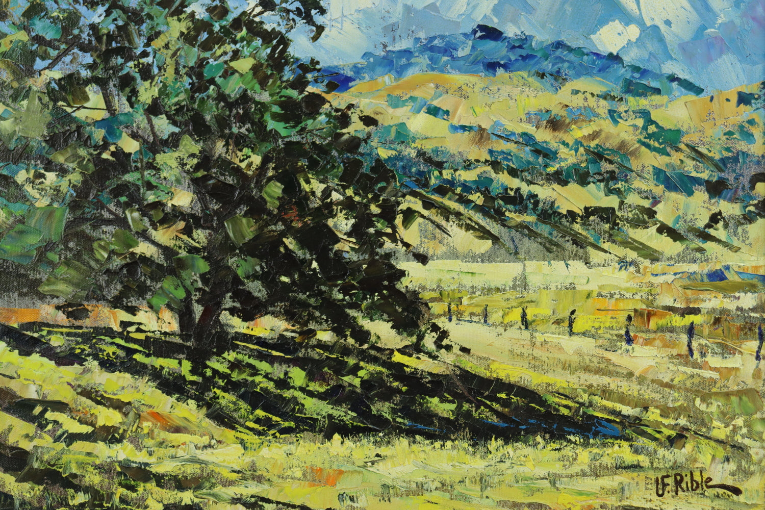 AW403 - Ulysses Floyd Rible - A Morning in Spring - Oil on Canvas