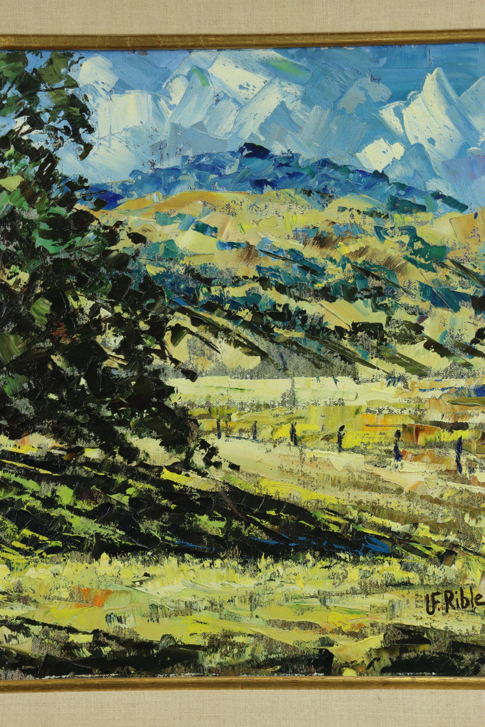 AW403 - Ulysses Floyd Rible - A Morning in Spring - Oil on Canvas