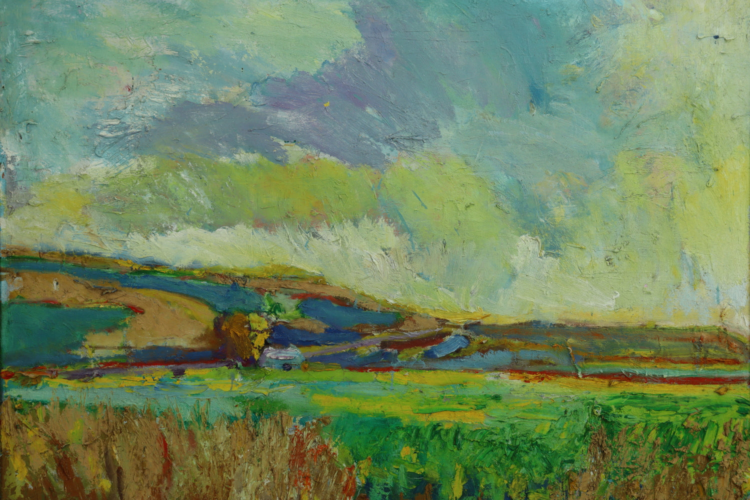 AW372 - Garry Zumbold -  Senator Valley, Santa Cruz CA - Oil on Canvas