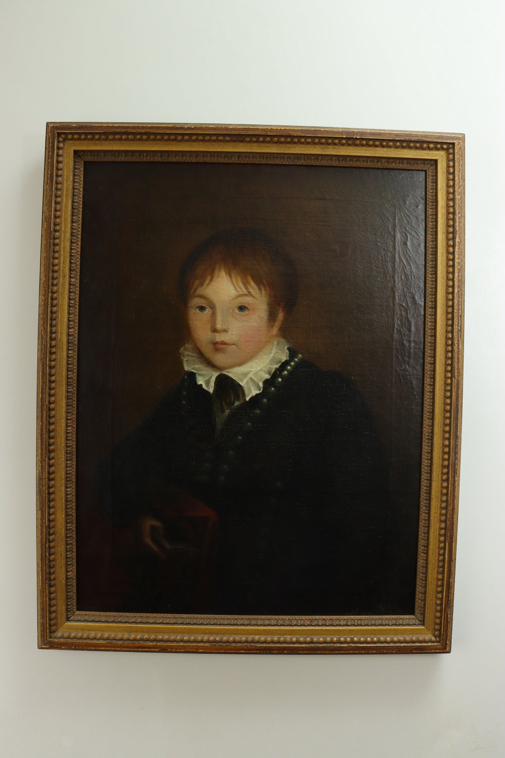 AW534: English School - Late 18th C Portrait of a Young Man - Oil on Canvas