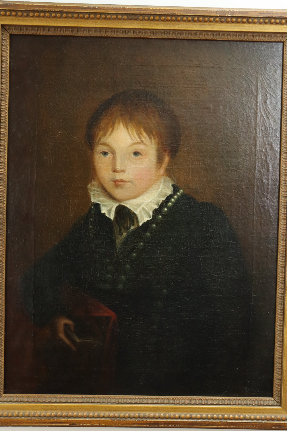 AW534: English School - Late 18th C Portrait of a Young Man - Oil on Canvas