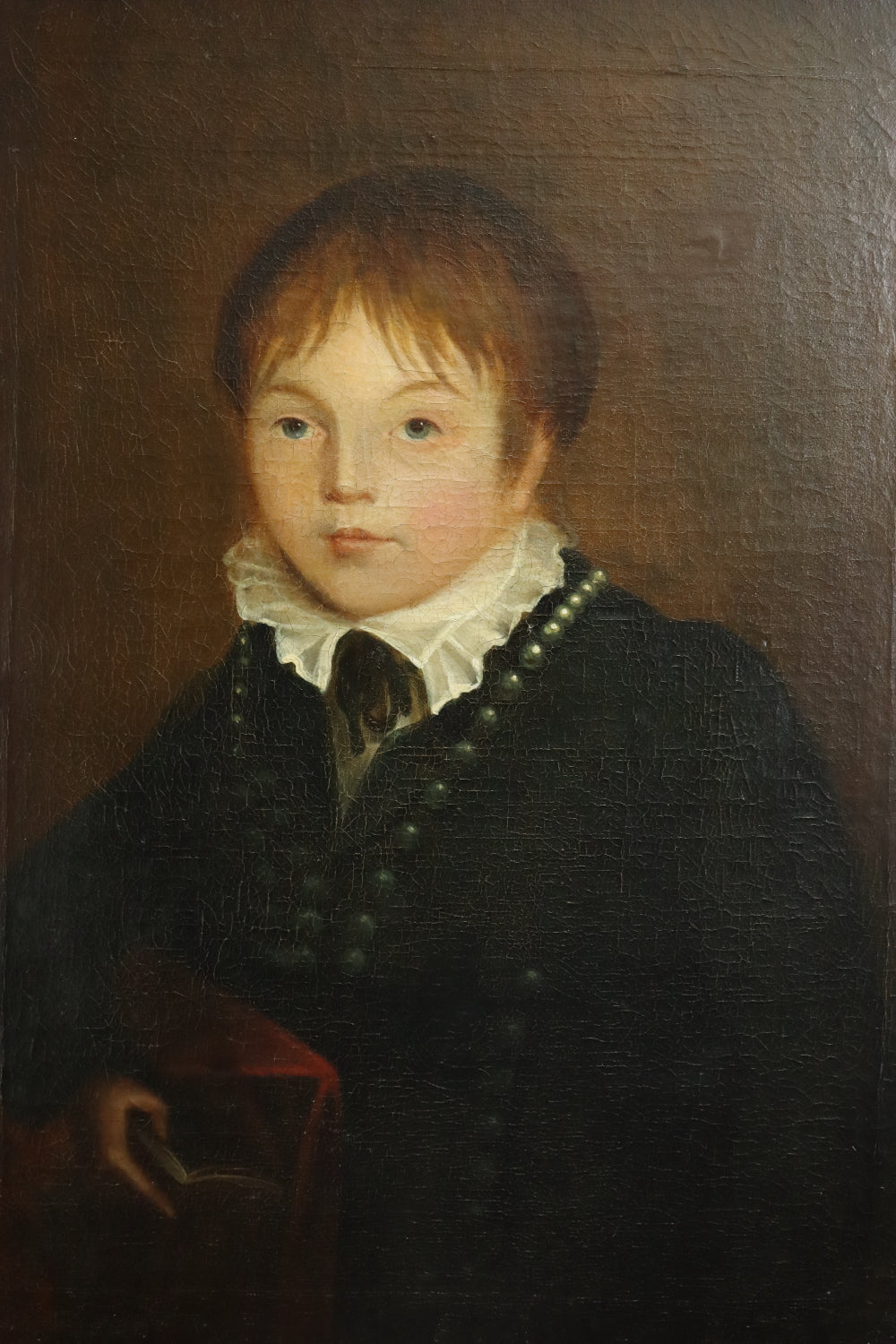 AW534: English School - Late 18th C Portrait of a Young Man - Oil on Canvas