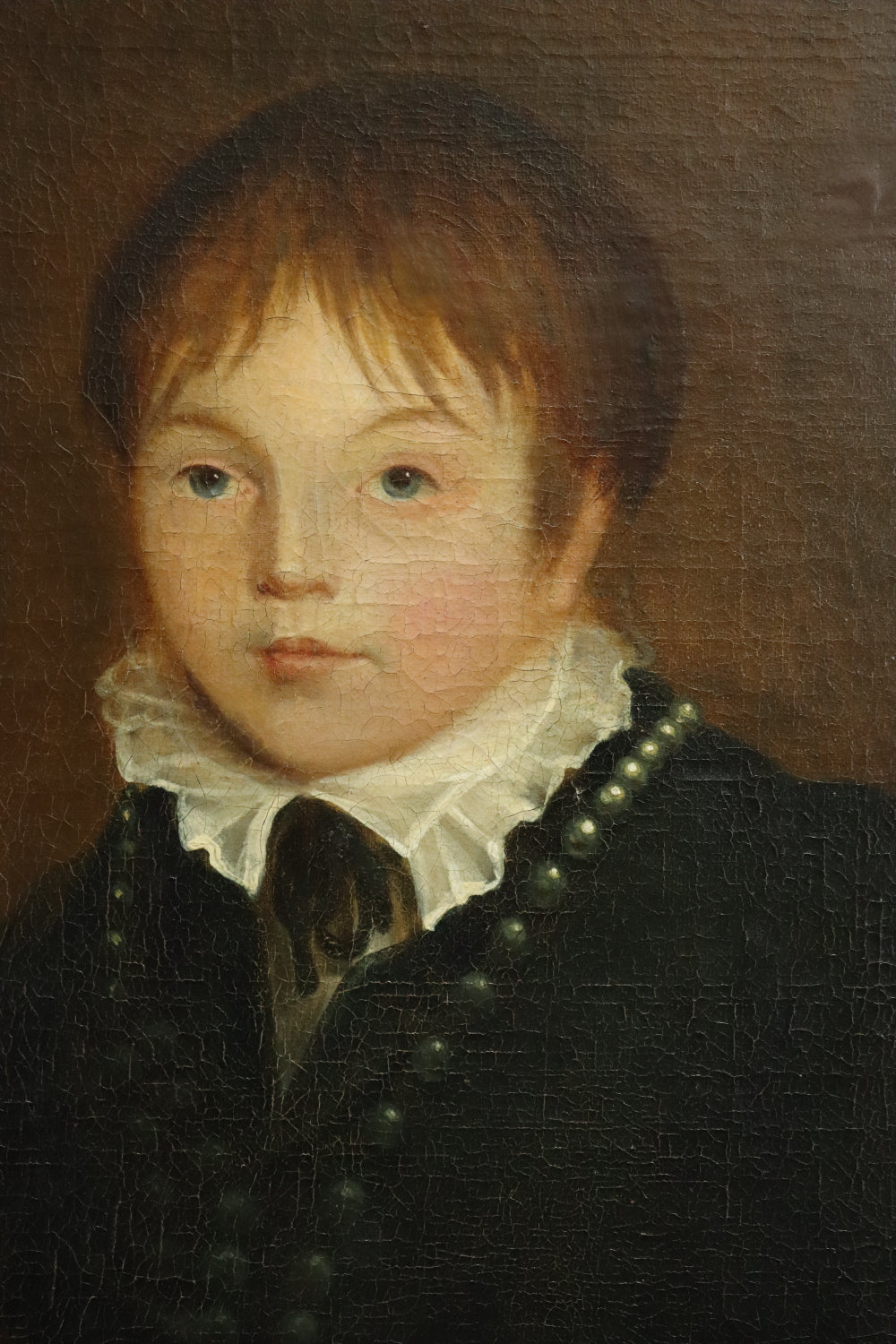 AW534: English School - Late 18th C Portrait of a Young Man - Oil on Canvas