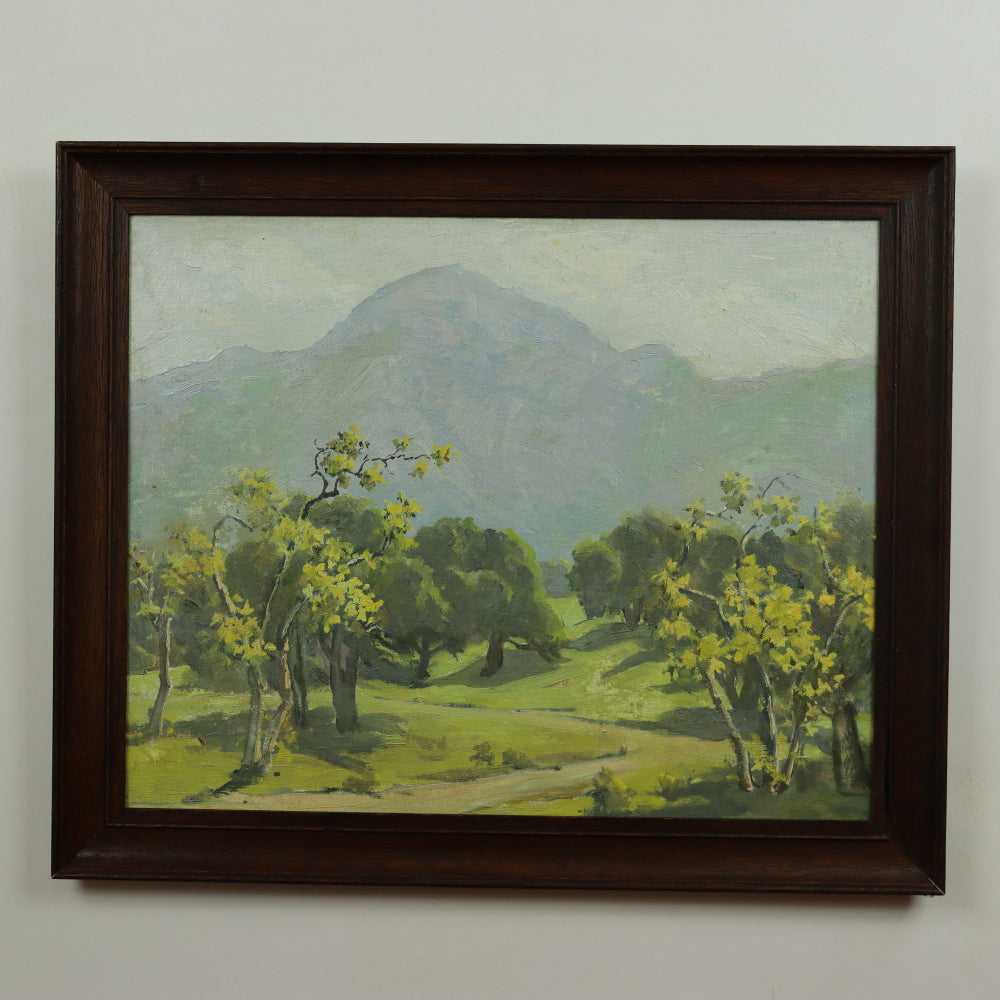 Ralph Holmes - Early 20th Century California Landscape - Oil on Board Painting | Work of Man