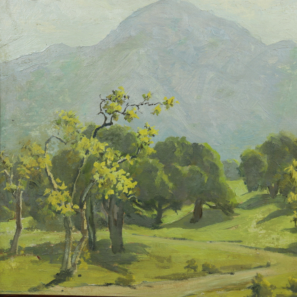 AW105 - Ralph Holmes - California Landscape - Oil on Board - Early 20th Century