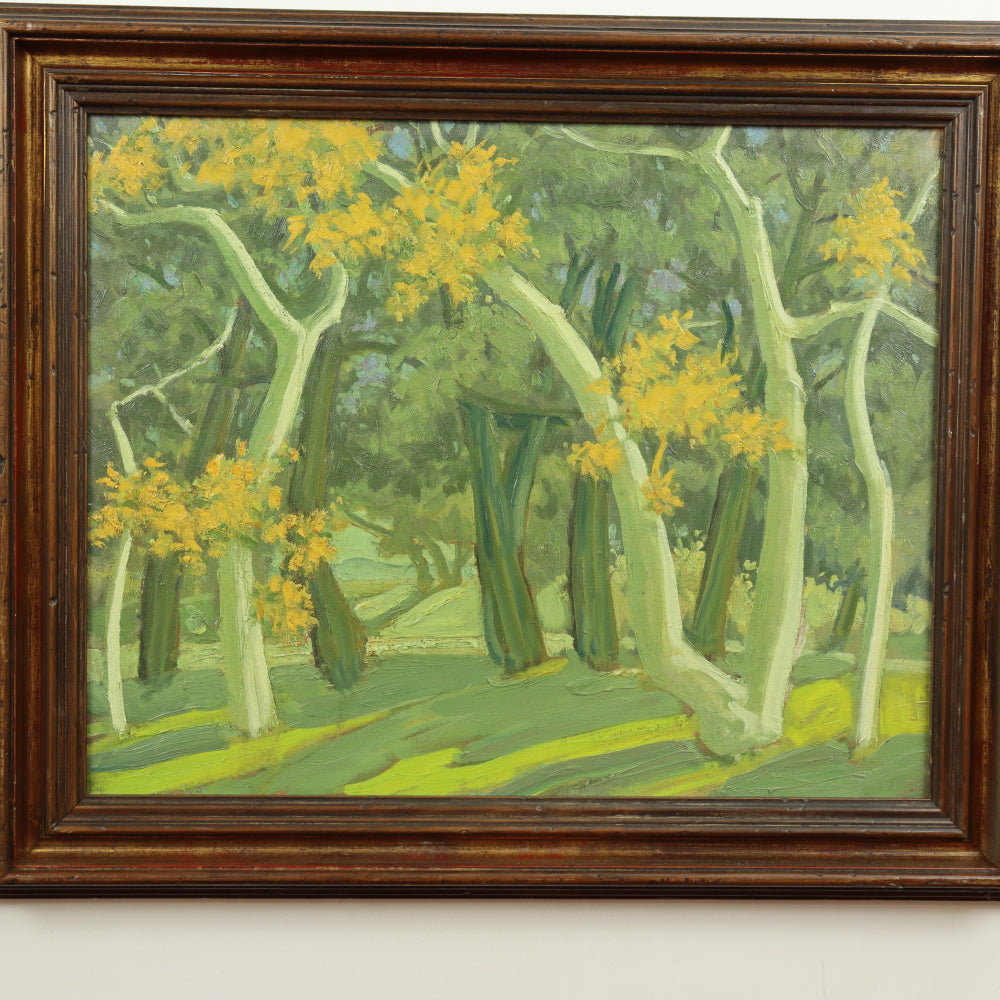 AW109 - Ralph Holmes -- Early 20th Century California Plein Air Landscape - Oil on Board