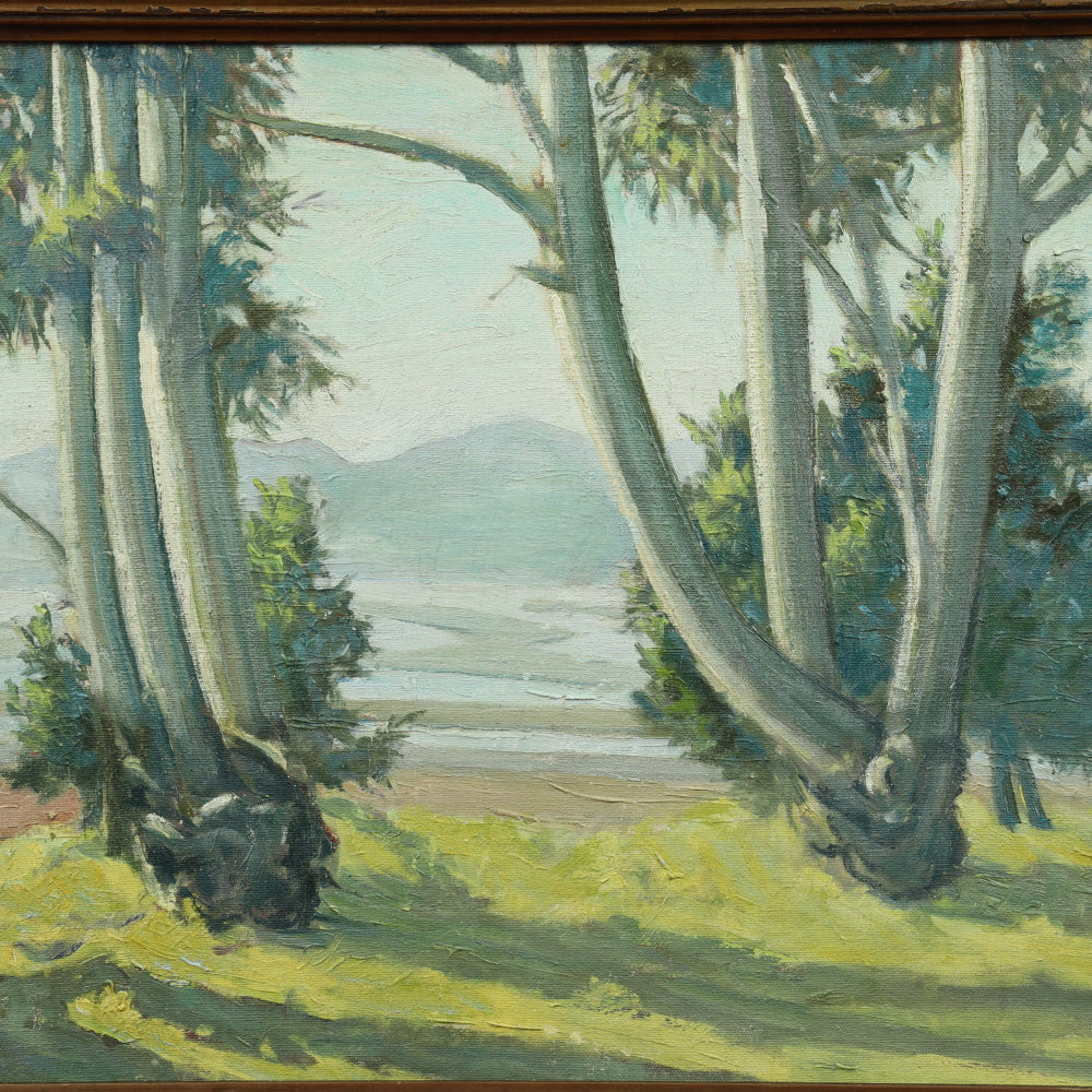 AW110 - Ralph Holmes - California Plein Air Landscape - Oil on Canvas - Circa 1920