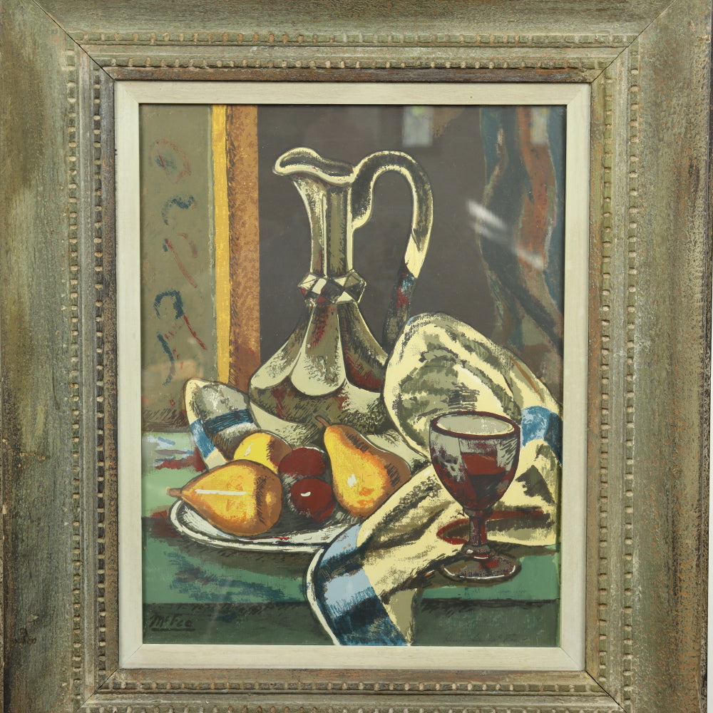 AW9-011: Henry Lee McFee - Modernist Still Life - Serigraph