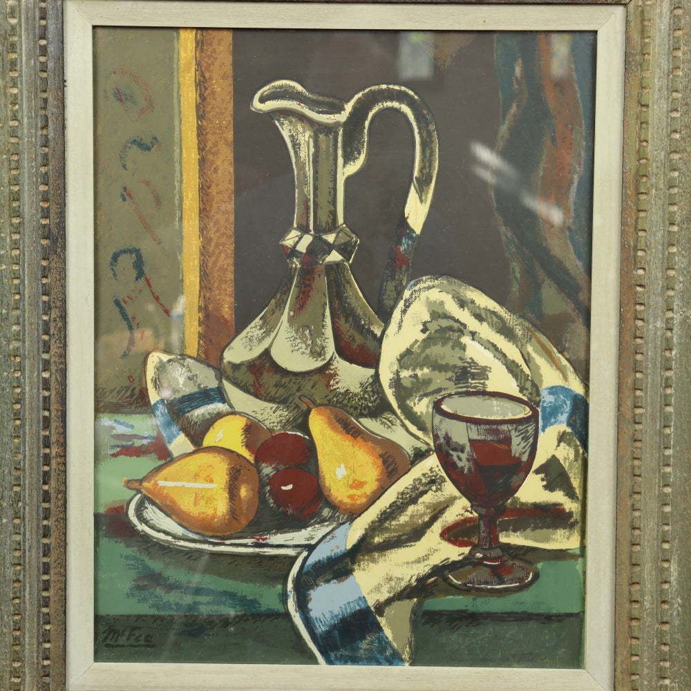 AW9-011: Henry Lee McFee - Modernist Still Life - Serigraph