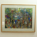 Phillippe Oates "Carnival" Mid 20th Century Pastel on Paper