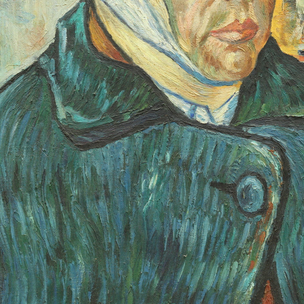 AW704: After Vincent Van Gogh Self Portrait With Bandaged Ear Oil on Board Early 20th Century