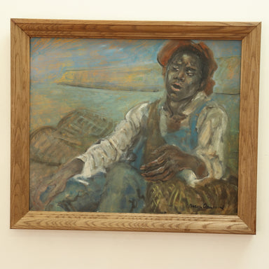  Marion Greenwood "Fisherman" Oil on Board | Work of Man