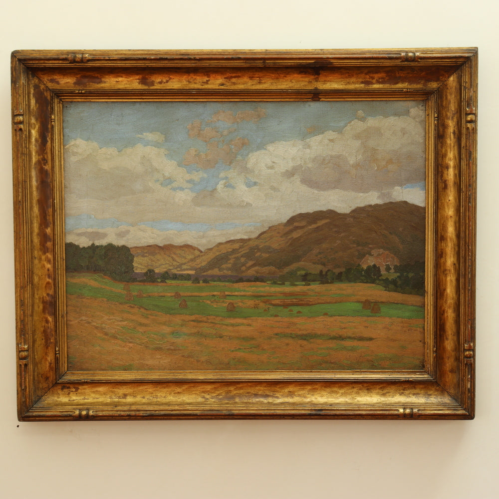 AW257: California Impressionist Plein Air Landscape - Oil on Canvas