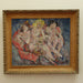 Arthur Zaidenberg Three Naked Ladies on a Couch Oil on Canvas Painting | Work of an