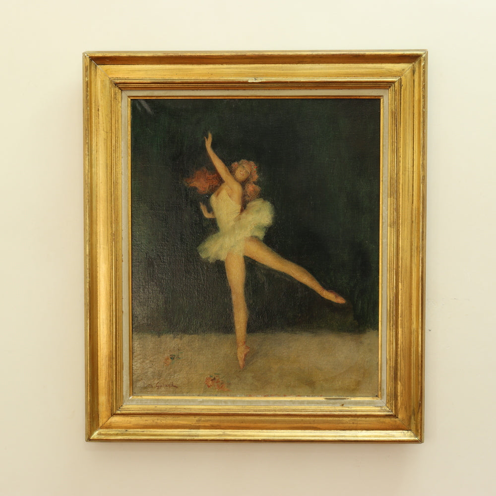 Leon Garland Ballerina Oil on Canvas | Work of Man