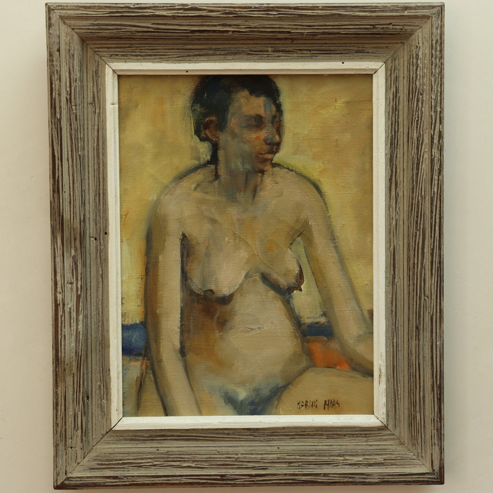 AW788: Marion Maas Post Impressionist Female Nude Oil on Canvas