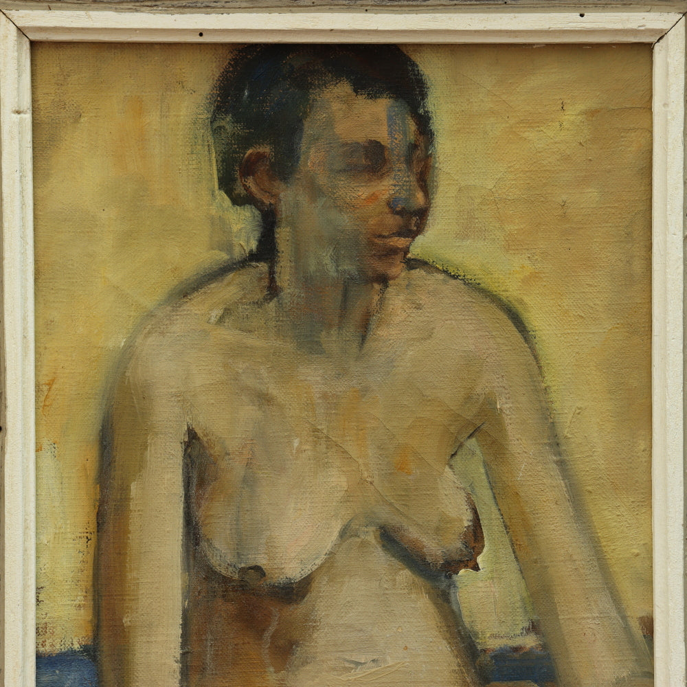 AW788: Marion Maas Post Impressionist Female Nude Oil on Canvas