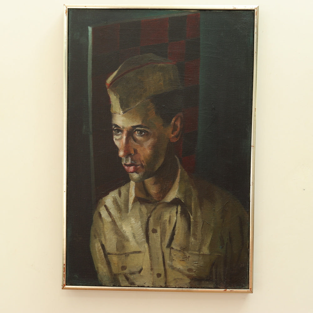 AW800: Duncan "Private" WPA Portrait of an American World War II Era Army Private