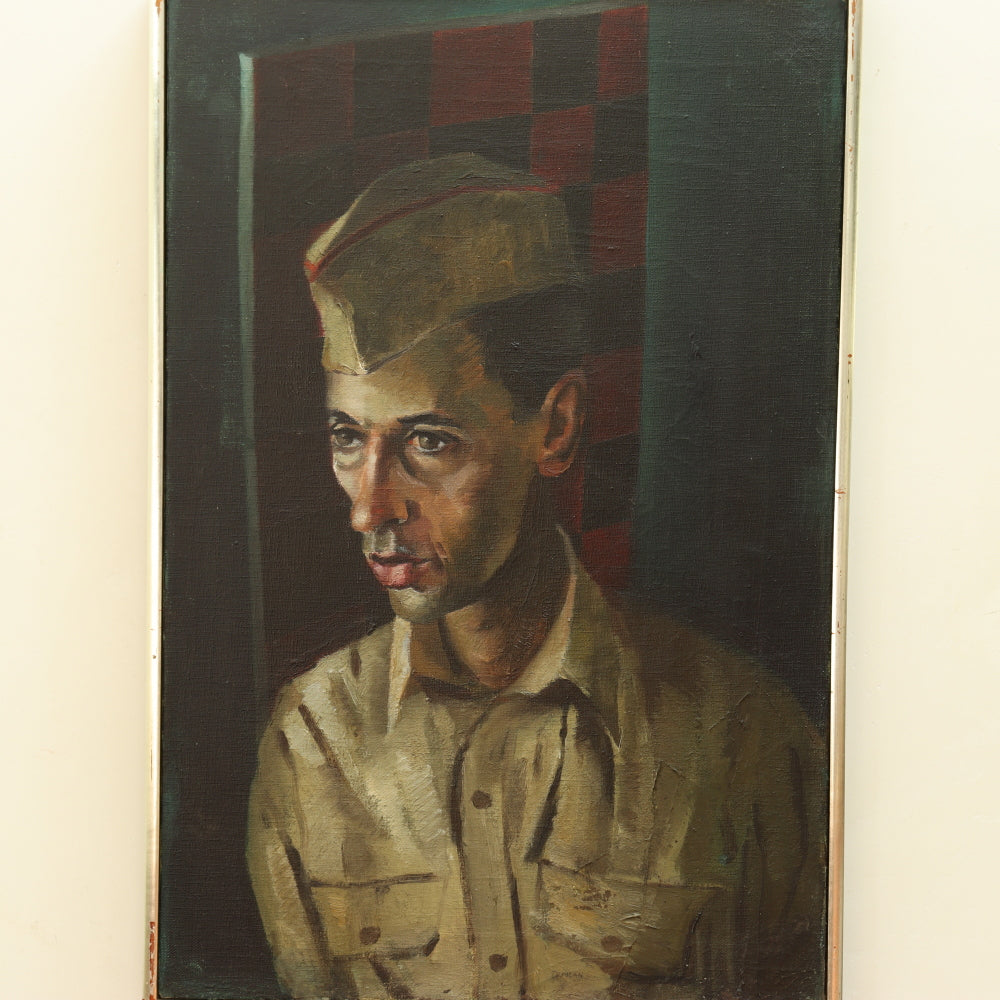 AW800: Duncan "Private" WPA Portrait of an American World War II Era Army Private