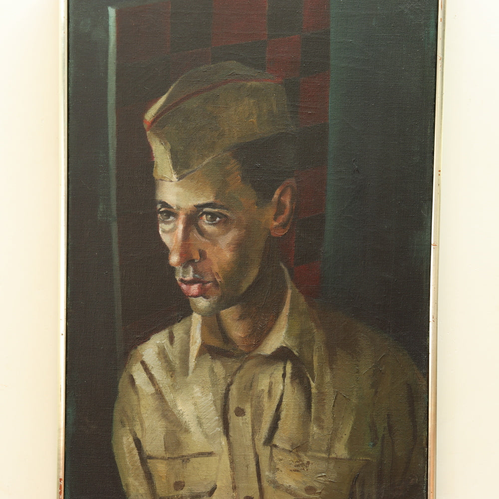 AW800: Duncan "Private" WPA Portrait of an American World War II Era Army Private