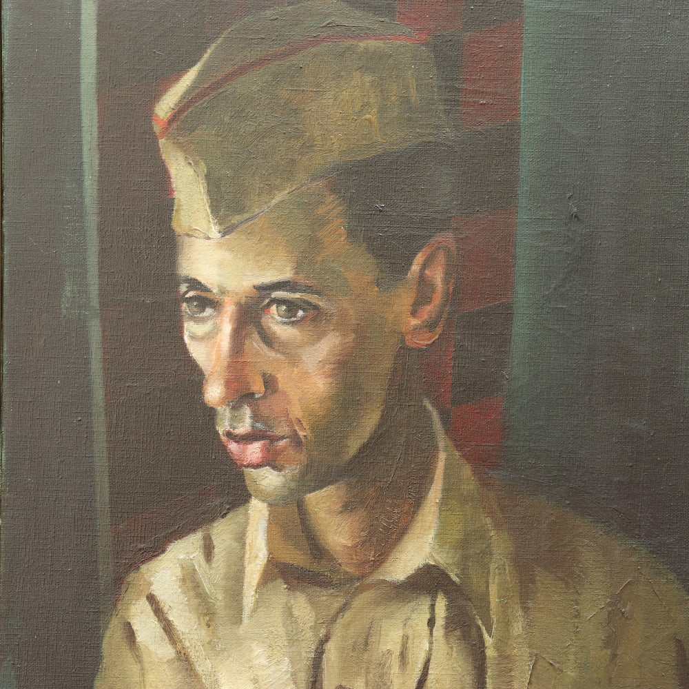 AW800: Duncan "Private" WPA Portrait of an American World War II Era Army Private